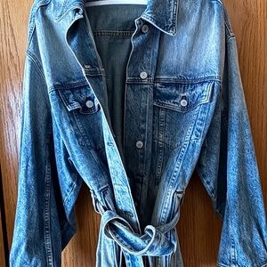 Free People Blue Jean Jacket, NWT